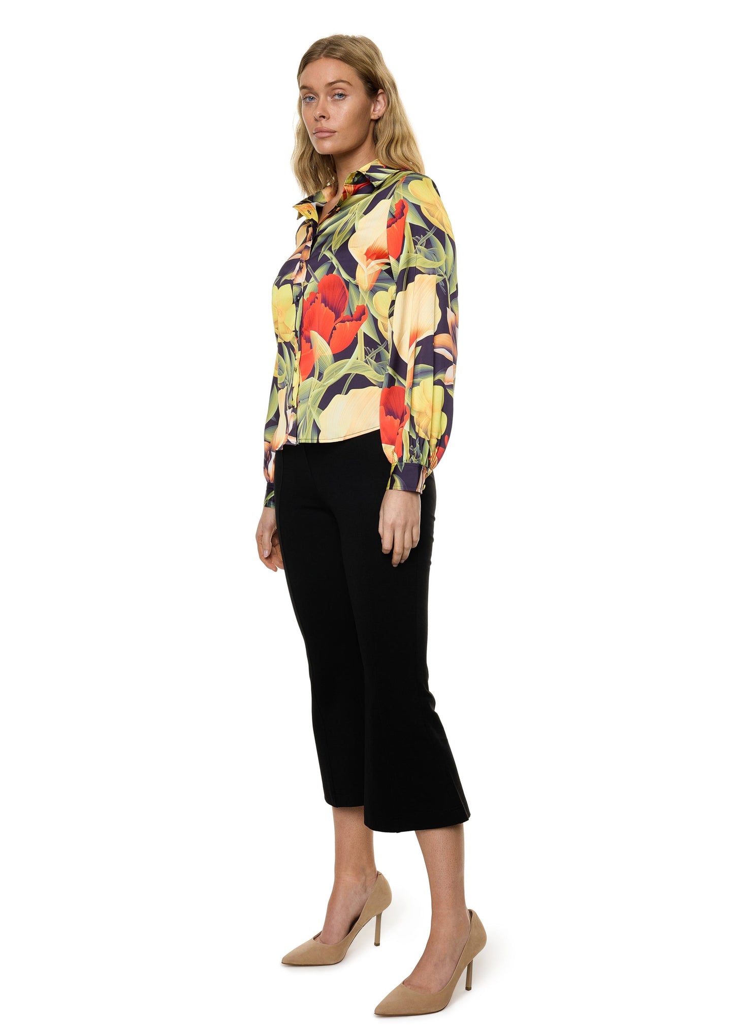 Compression Skinny Flare Pant (Solid)