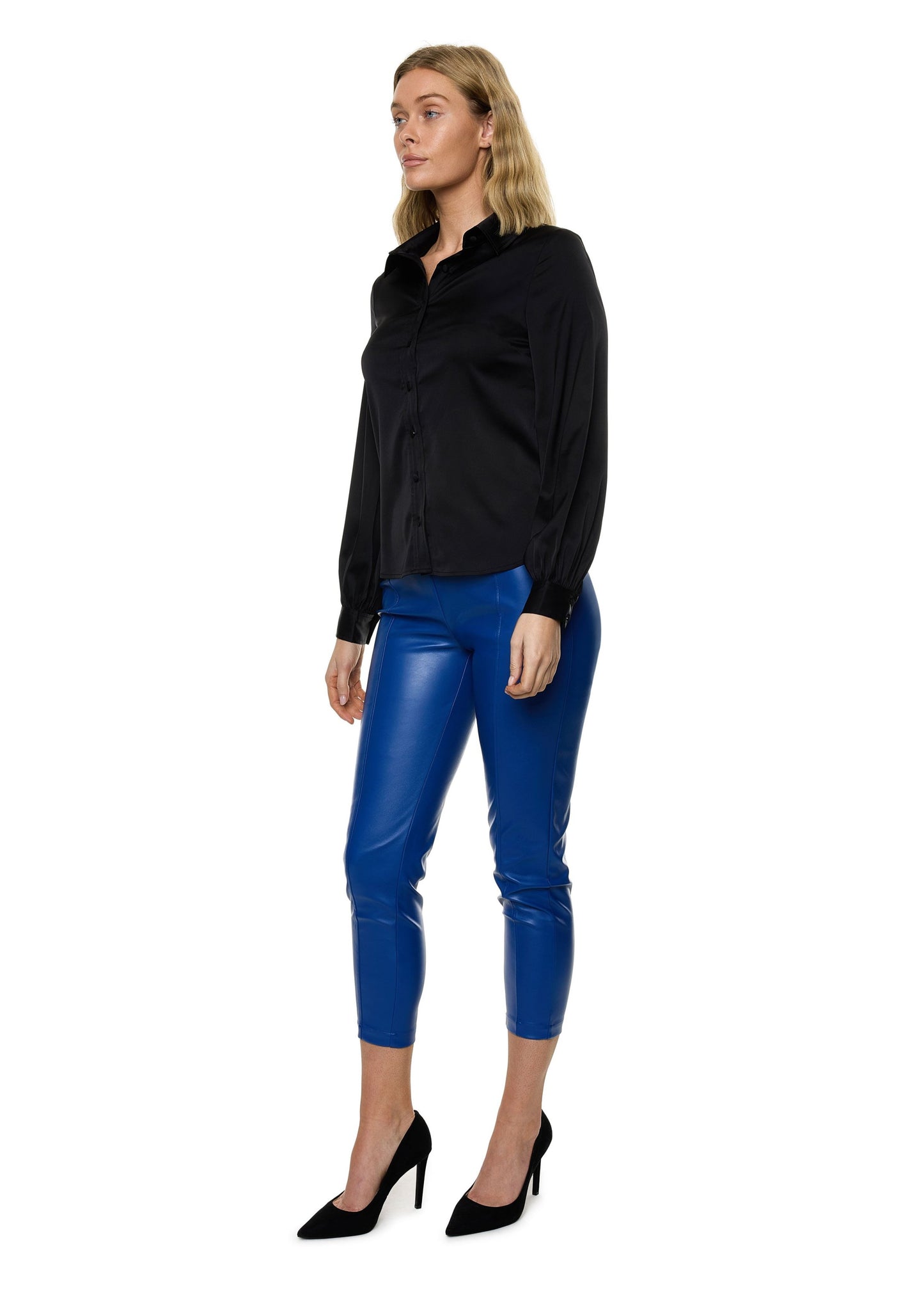 Button Down Long Sleeve Shirt (Solid)