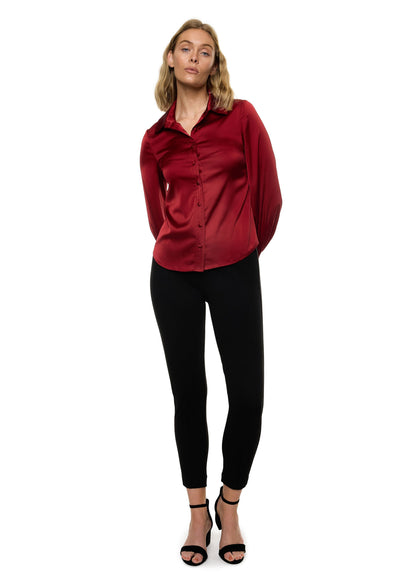 Button Down Long Sleeve Shirt (Solid)