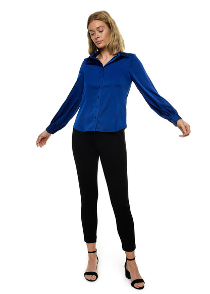 Button Down Long Sleeve Shirt (Solid)