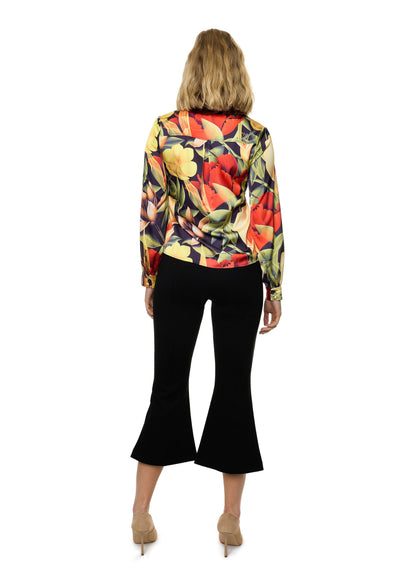 Button Down Long Sleeve Shirt (Print)