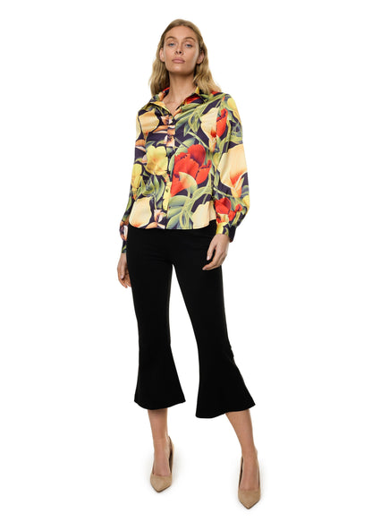 Button Down Long Sleeve Shirt (Print)