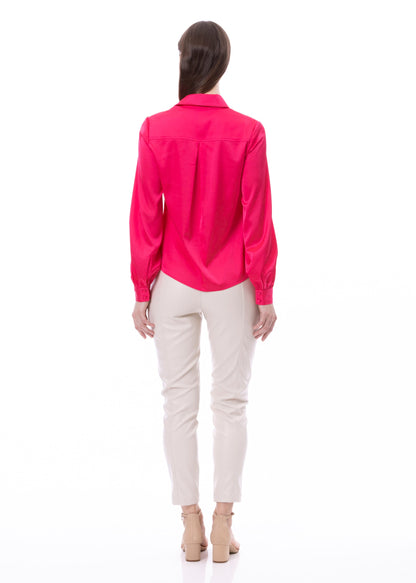 Button Down Long Sleeve Shirt (Solid)