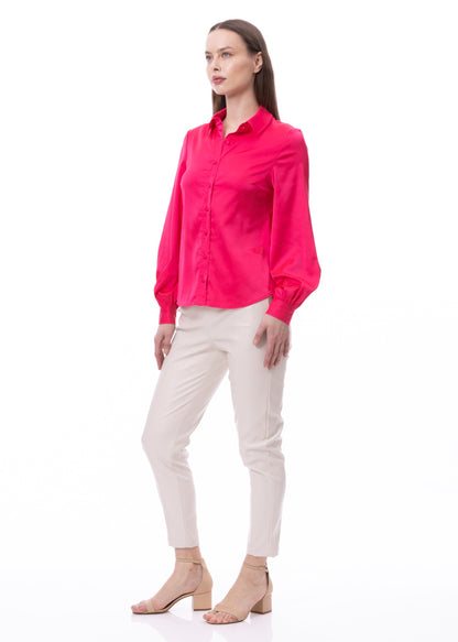 Button Down Long Sleeve Shirt (Solid)
